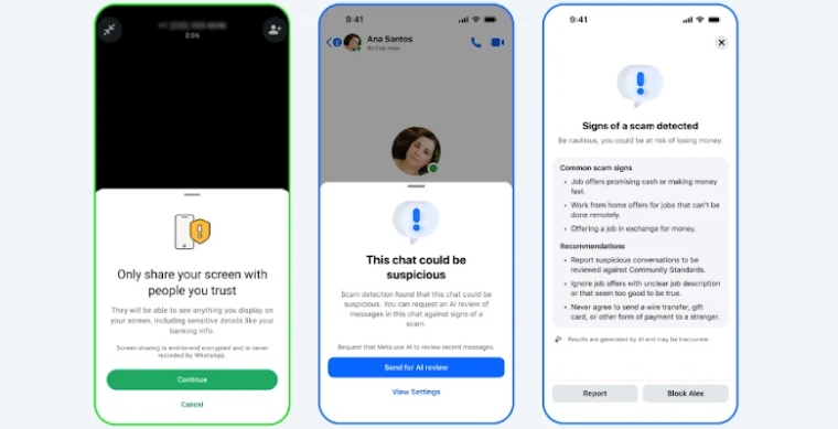 🔒 Meta refuerza la seguridad en WhatsApp y Messenger