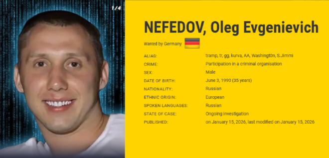 Líder de Black Basta entra en la lista de los más buscados de la UE e INTERPOL