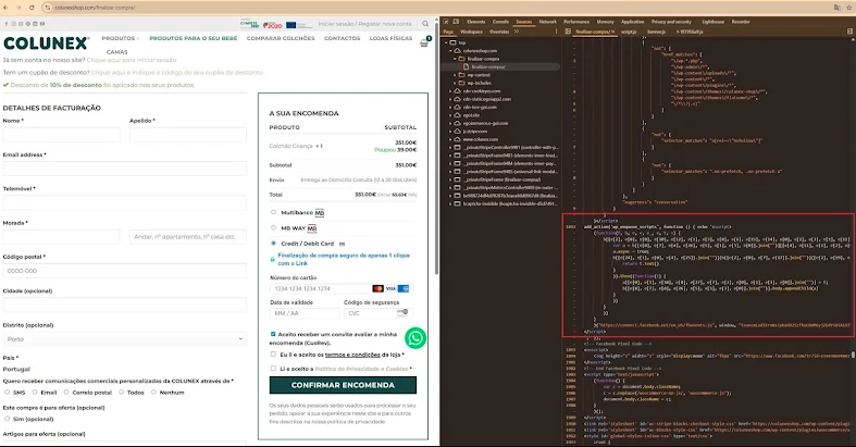 Campaña de web skimming activa desde 2022 roba tarjetas en páginas de pago online